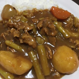 アスパラカレー